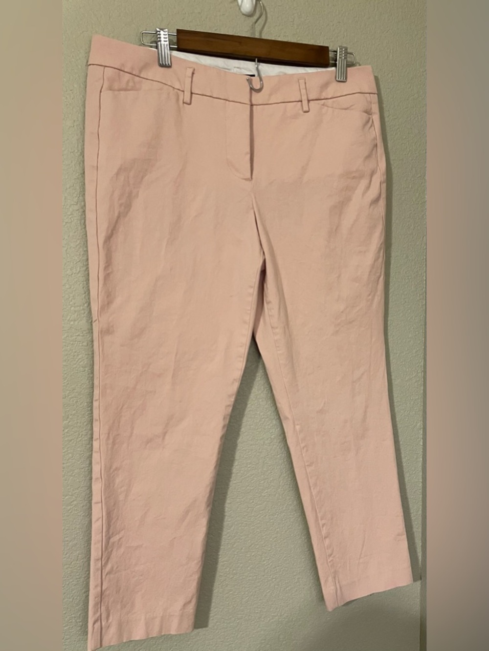 Worthington Pale Pink Cropped Tailored Ankle Pants